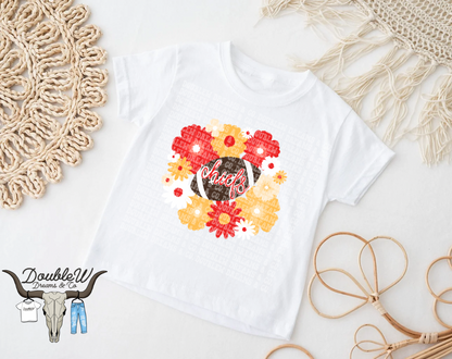 Football Floral or Helmet - NFL Available - Rompers
