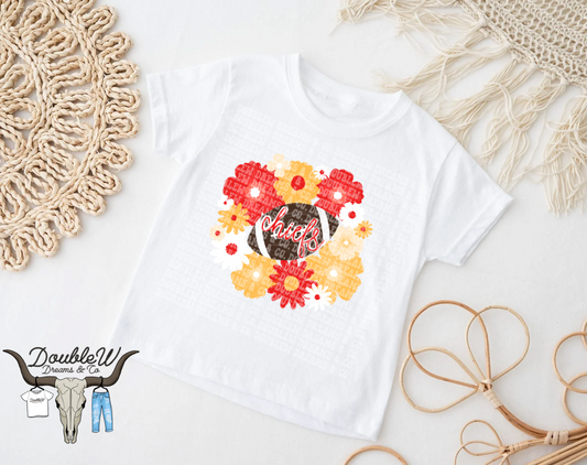 Football Floral or Helmet - NFL Available - Rompers