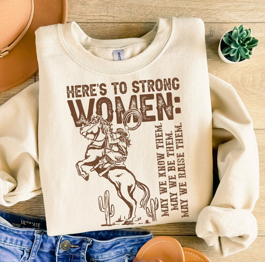Here's To Strong Women - CC Tee