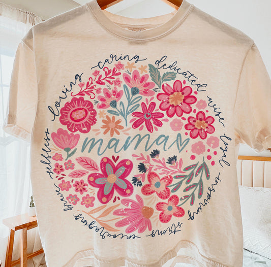 Floral Mama - CC Tee